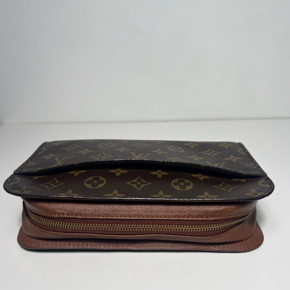 Louis Vuitton LV Orsay Monogram Logo Leather Clutch Wristlet Handbag Purse - Picture 9 of 16
